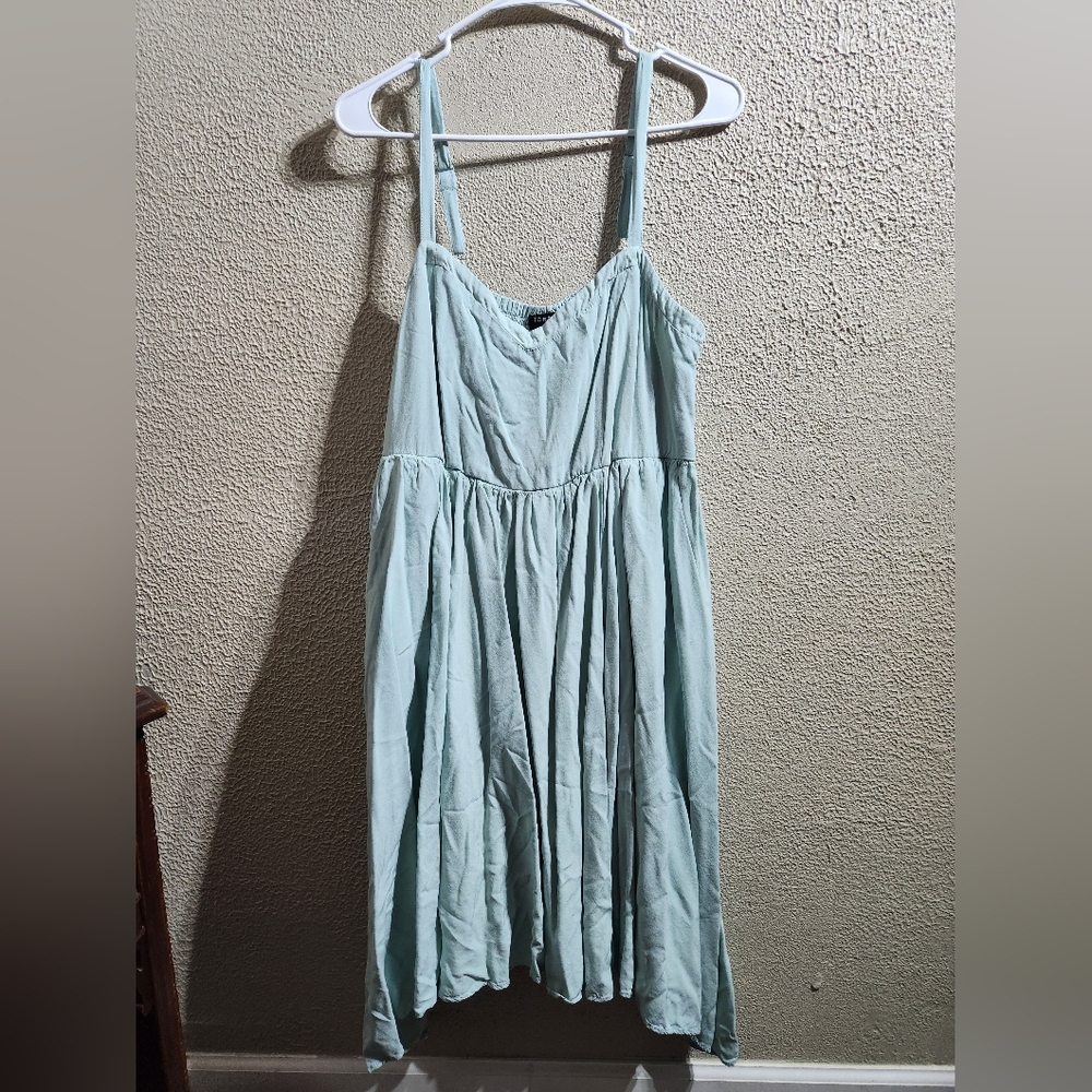 Torrid Light Blue Maxi Dress